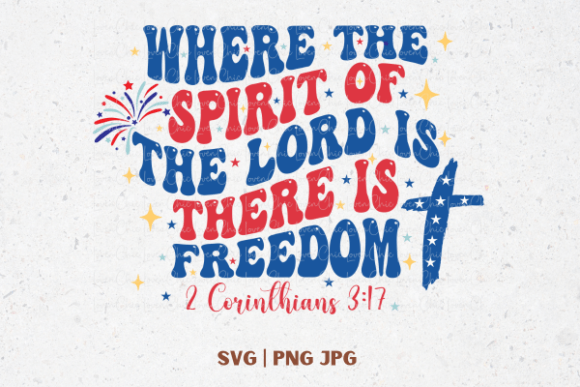 4th of July Christian Spirit Graphics for T-Shirt Designs