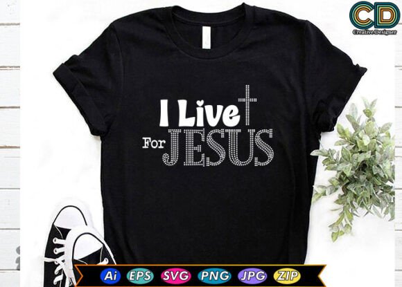 Graphics & T-Shirt Designs: I Live for Jesus Review
