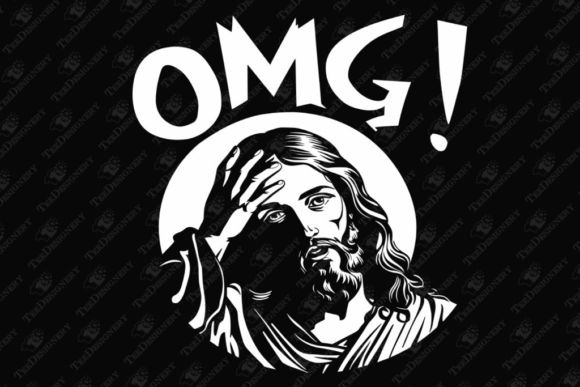 Jesus Facepalm Graphics for T-Shirt Designs