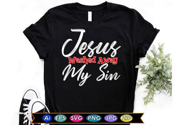 Jesus Washed Away My Sin Graphics Freebies